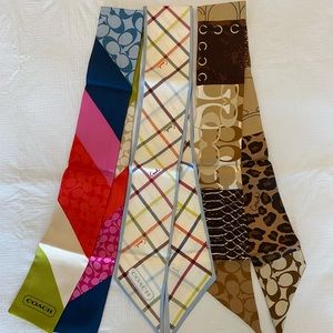 Coach Skinny Scarf